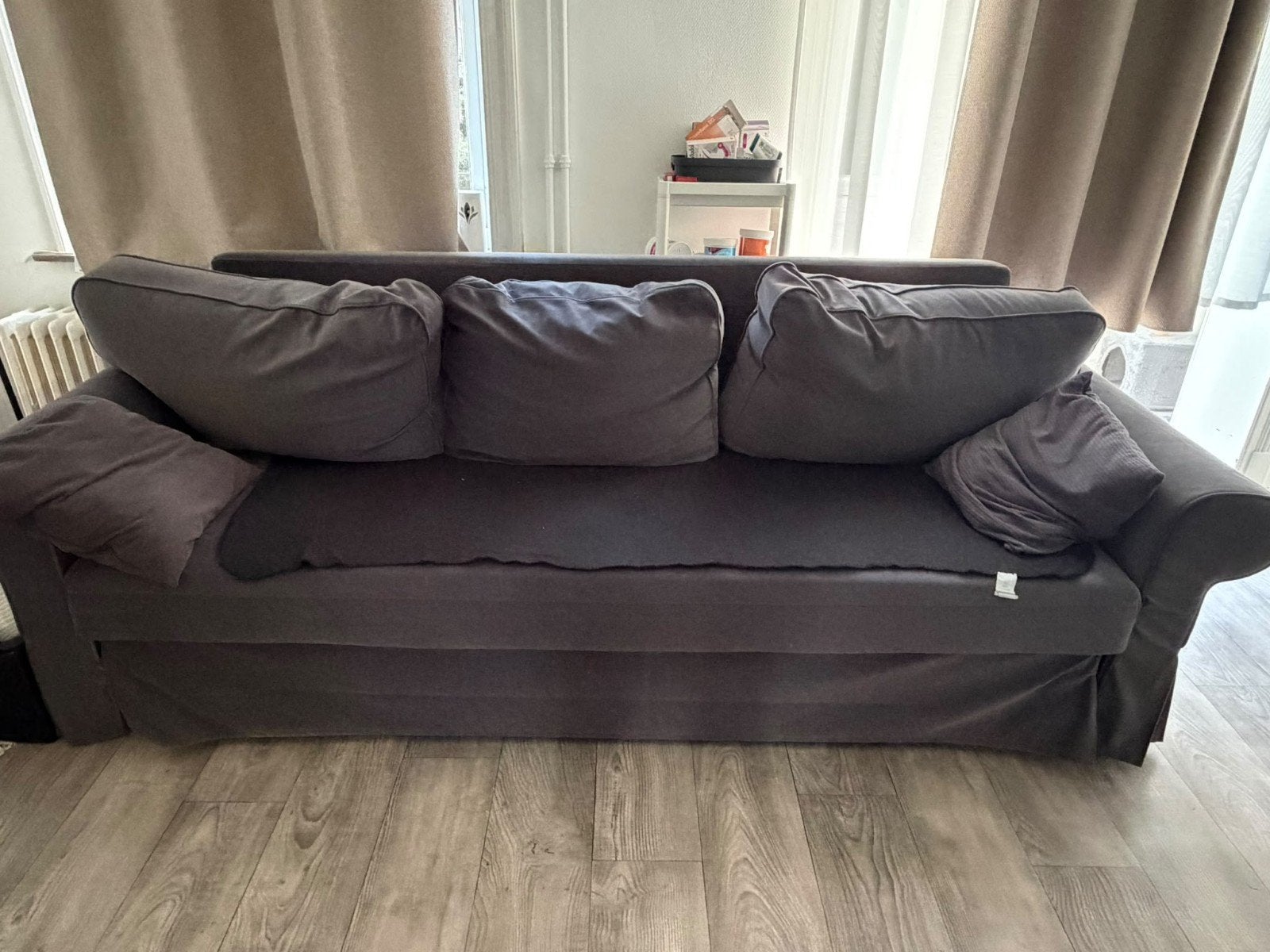 fauteuil lit neuf très bon état, Enlèvement ou Envoi, Comme neuf, Trois personnes, Tissus