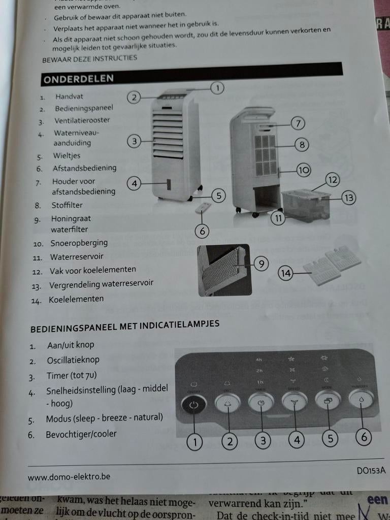 Aircooler, Ophalen
