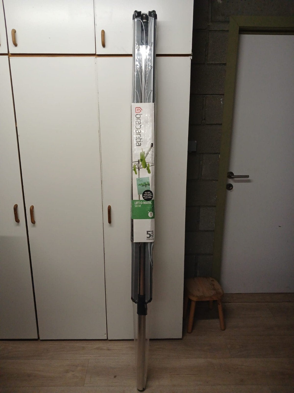 NIEUW: Brabantia Lift-O-Matic Droogmolen 50m (in verpakking), Tuin en Terras, Ophalen, Nieuw, Droogmolen