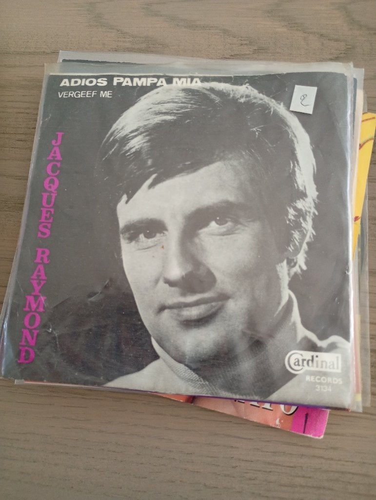 Jacques Raymond - Adios Pampa Mia, Gebruikt, Verzenden, 7 inch, Fotohoes