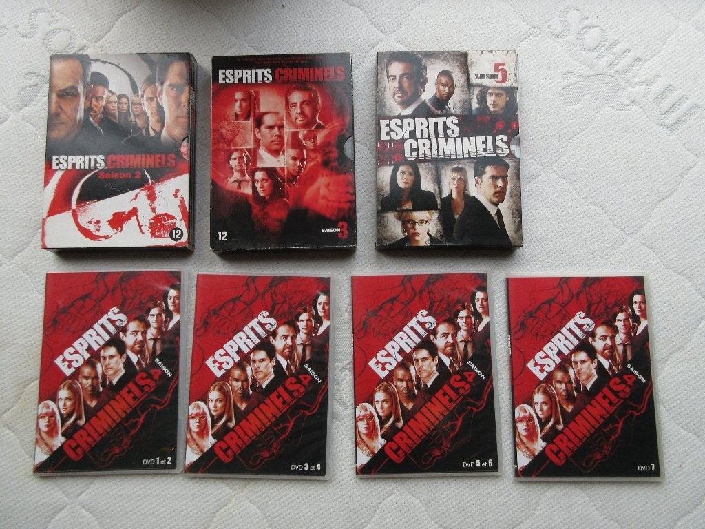 DVD ESPRITS CRIMINELS Saison 2+3+4+5 série TV, Enlèvement