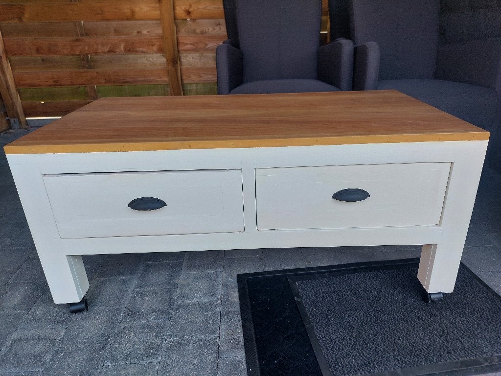 Salontafel, Ophalen, Zo goed als nieuw, 100 tot 150 cm, 100 tot 150 cm