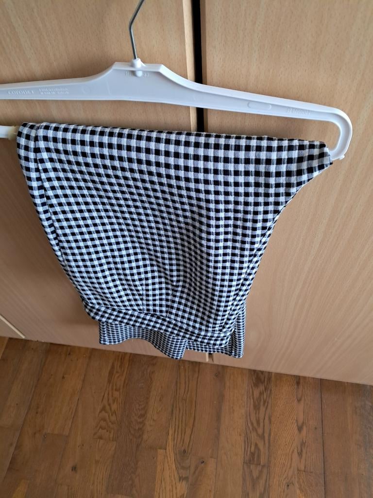 Geruite broek.Only M, Ophalen