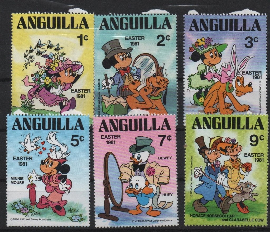 Timbres les personnages de Disney, Envoi, Non oblitéré, Autres thèmes