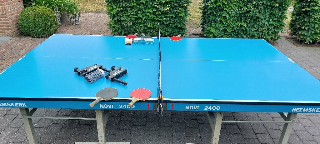 Table de ping-pong Heemskerk NOVI 2400, Enlèvement, Utilisé, Table d'intérieur, Format de concours