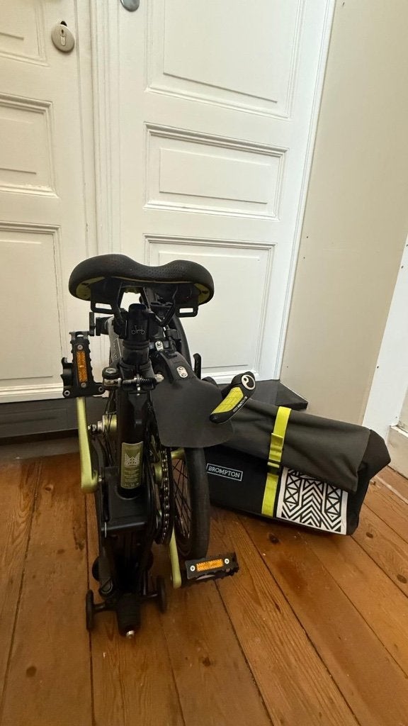 Brompton édition vespertine NYC + sac s6L 6 vitesses, Vélos & Vélomoteurs, Vitesses, Frein sur jante, Brompton, Comme neuf