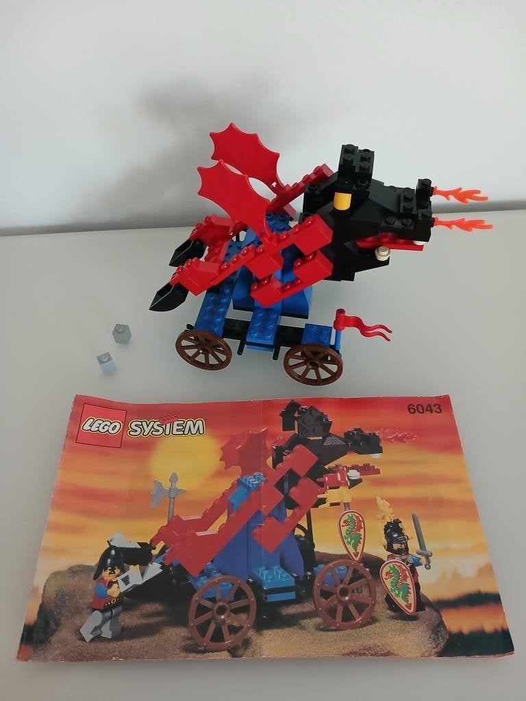 Lego system 6043 Vintage - Dragon catapulte sur roues, Enfants & Bébés, Jouets | Duplo & Lego, Lego, Instructions incluses, Enlèvement