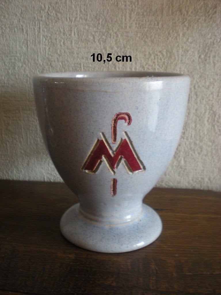 MAREDSOUS Kelk Nr. 2 (diameter 10,5 cm), Verzamelen, Ophalen of Verzenden, Zo goed als nieuw, Glas of Glazen