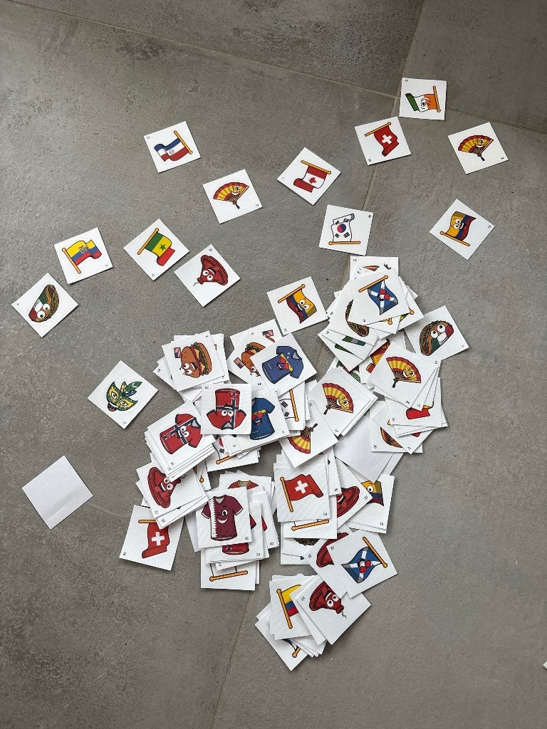 Stickers delhaize coupe du monde, Hobby en Vrije tijd, Ophalen, Nieuw, Meerdere stickers
