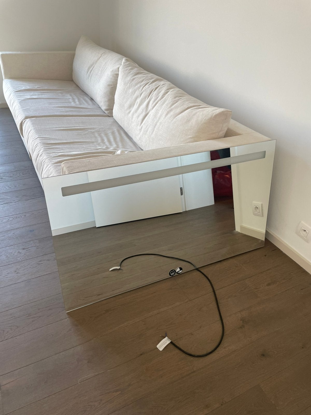 spiegel 120 cm met verlichting, Ophalen, Zo goed als nieuw