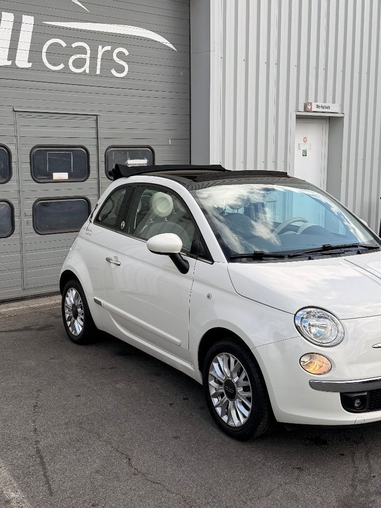 Fiat 500, Auto's, Voorwielaandrijving, Cabriolet, 1198 cc, Wit