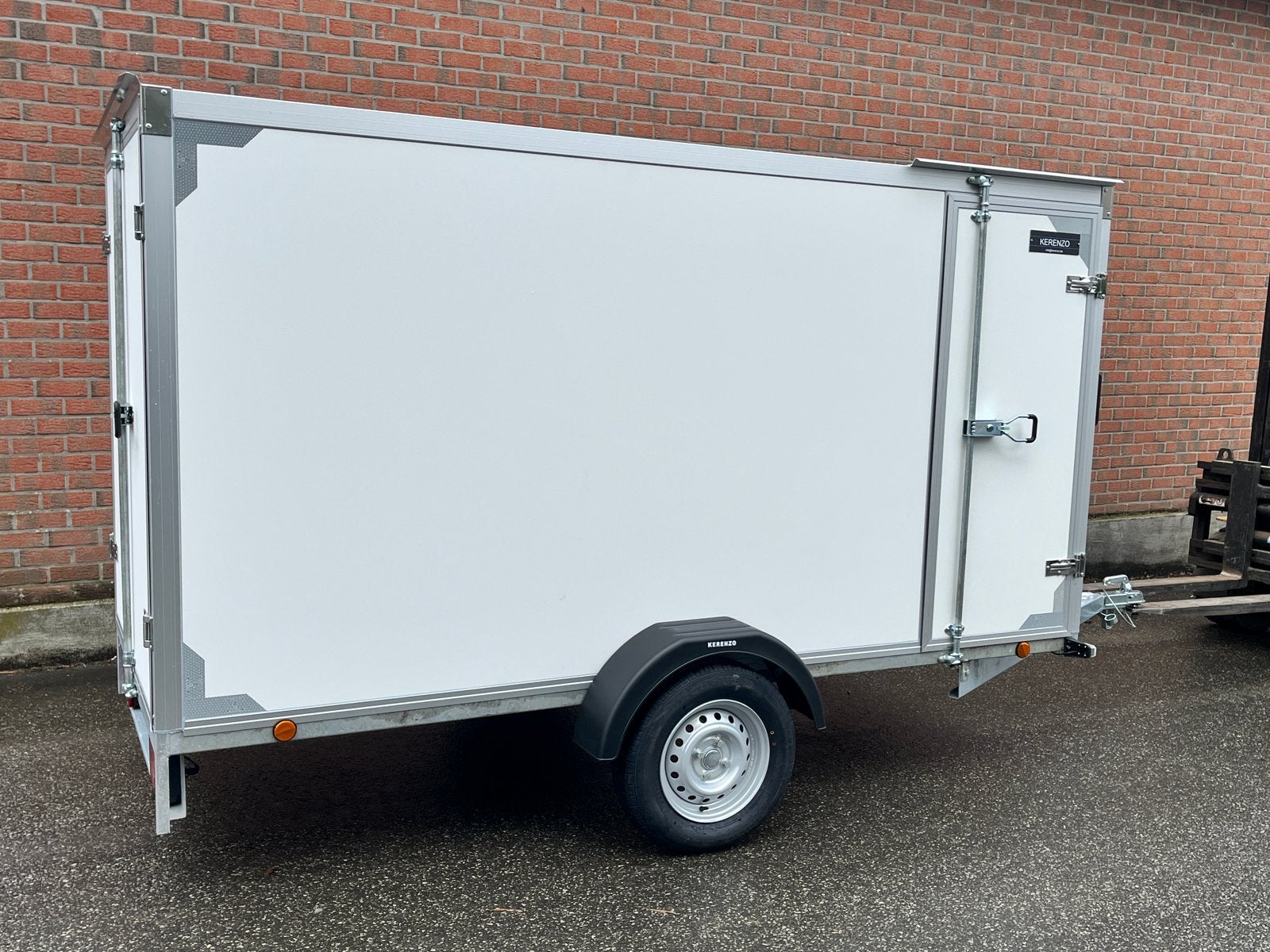 Nieuwe Gesloten  aanhangwagen 3m x1m30 x 1m50, Enlèvement, Comme neuf