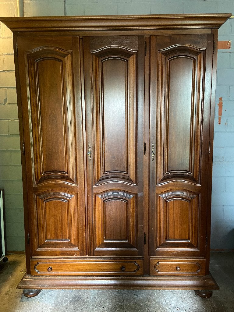 Eiken kleerkast, Ophalen, 100 tot 150 cm, Zo goed als nieuw, 150 tot 200 cm