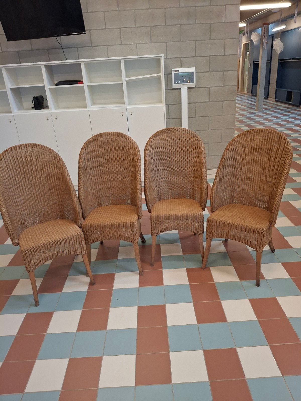 loom stoelen 4 stuks,doe een bod, Ophalen of Verzenden