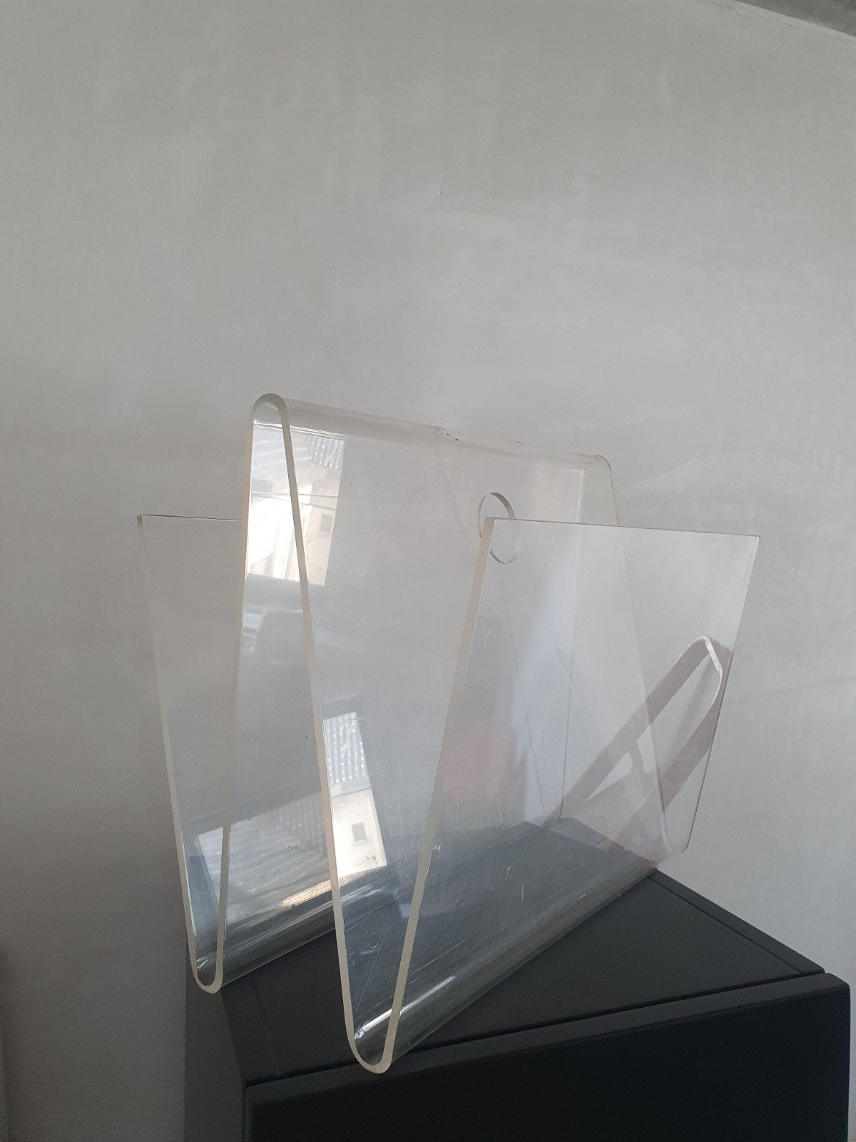 plexi design magazinehouder, Ophalen