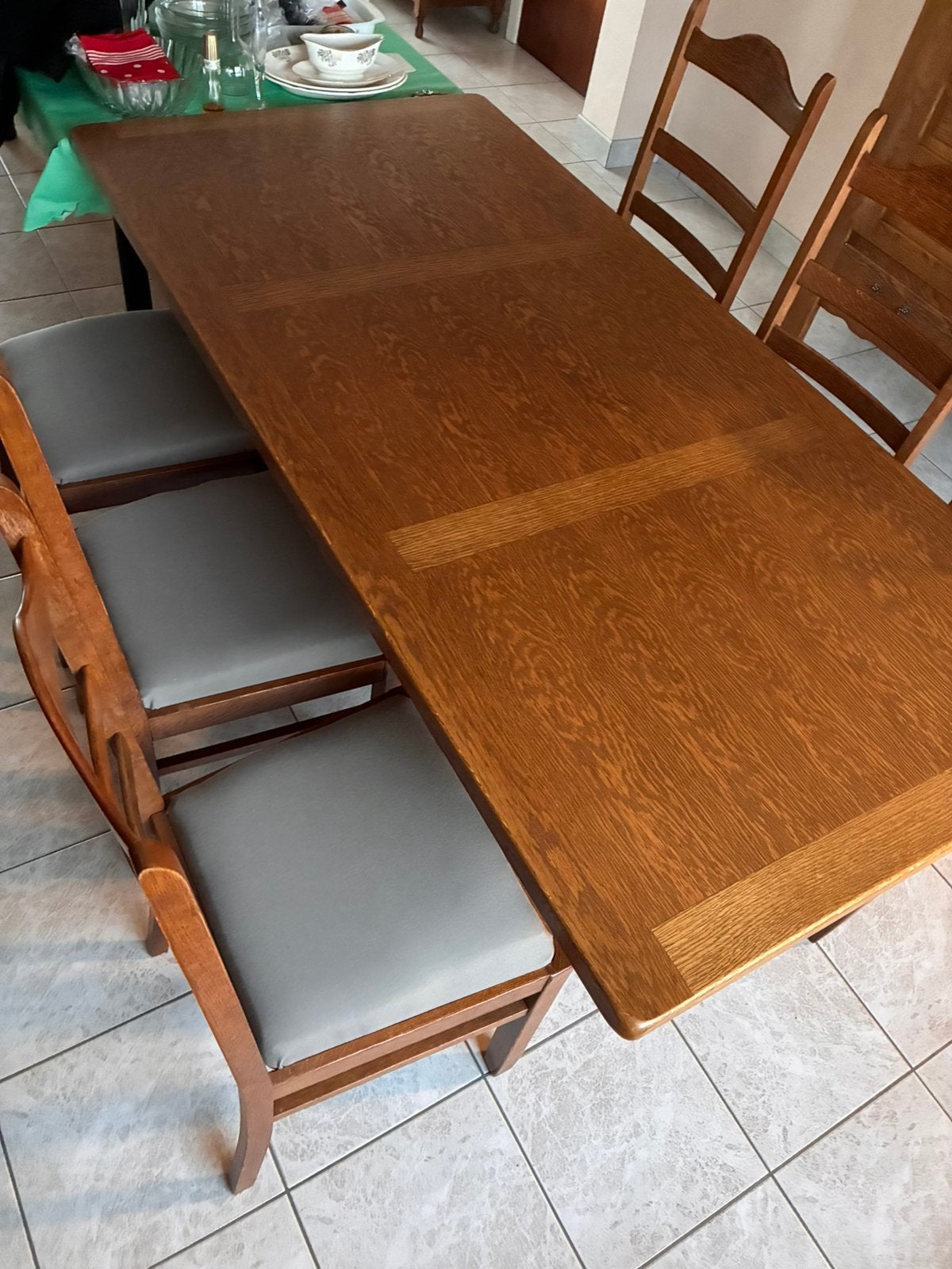 Tafel met 6 stoelen, Ophalen, Gebruikt