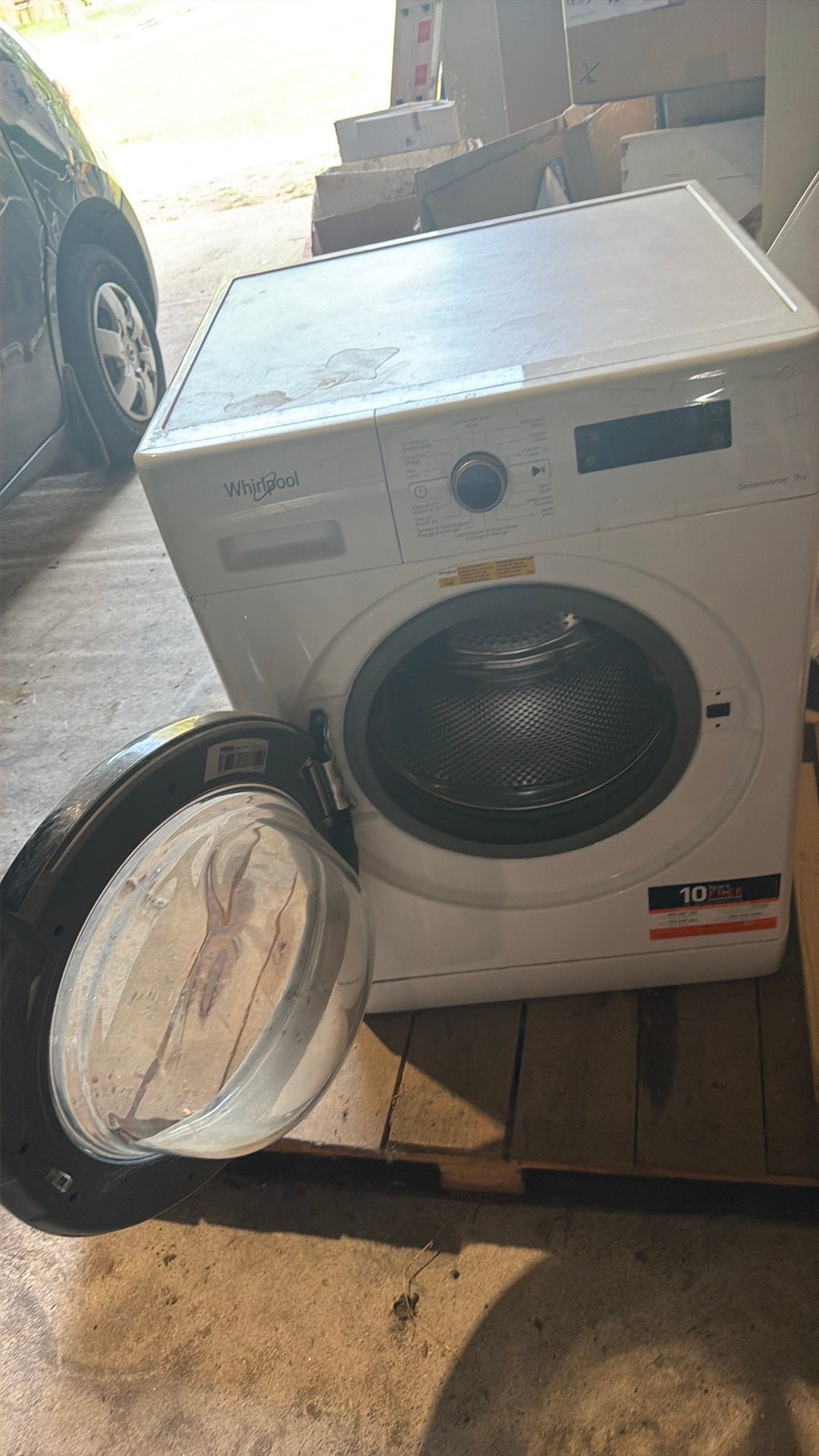 Wasmachine whirlpool, Elektronische apparatuur, Ophalen, Zo goed als nieuw