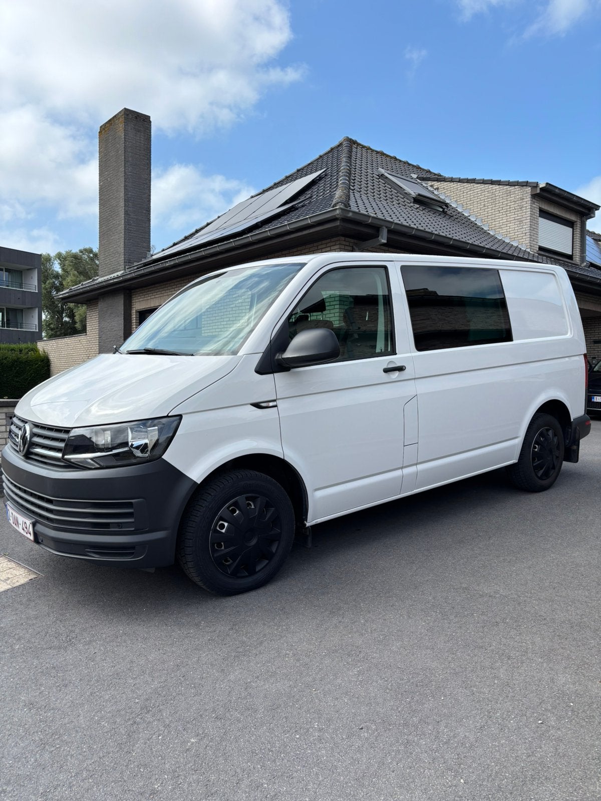 VWT6 dubbele cabine 150pk - 6zitpl. - perfecte staat!!, Voorwielaandrijving, 4 deurs, Stof, 2500 kg