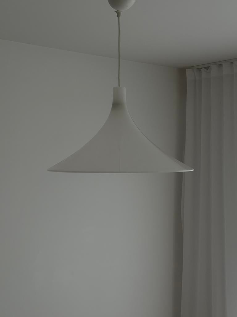 Vintage witte heksenhoed hanglamp, Huis en Inrichting, Ophalen, Zo goed als nieuw
