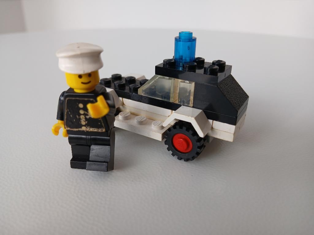 Voiture de patrouille Lego Legoland vintage 600, Enlèvement ou Envoi, Utilisé, Ensemble complet, Lego