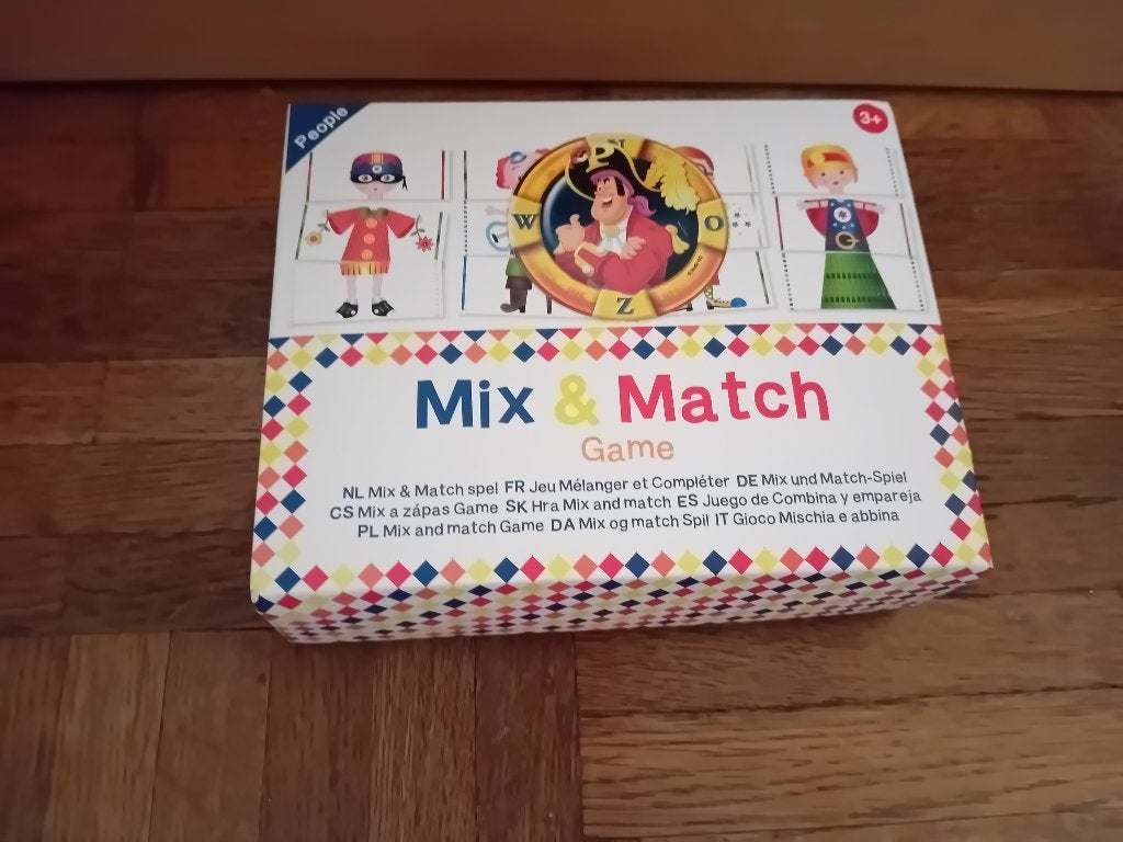 Jeux mix & match, Enlèvement