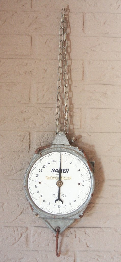 Vintage Salter Weegschaal Om Op Te Hangen Tegen De Muur, Bricolage & Construction, Enlèvement ou Envoi, Utilisé