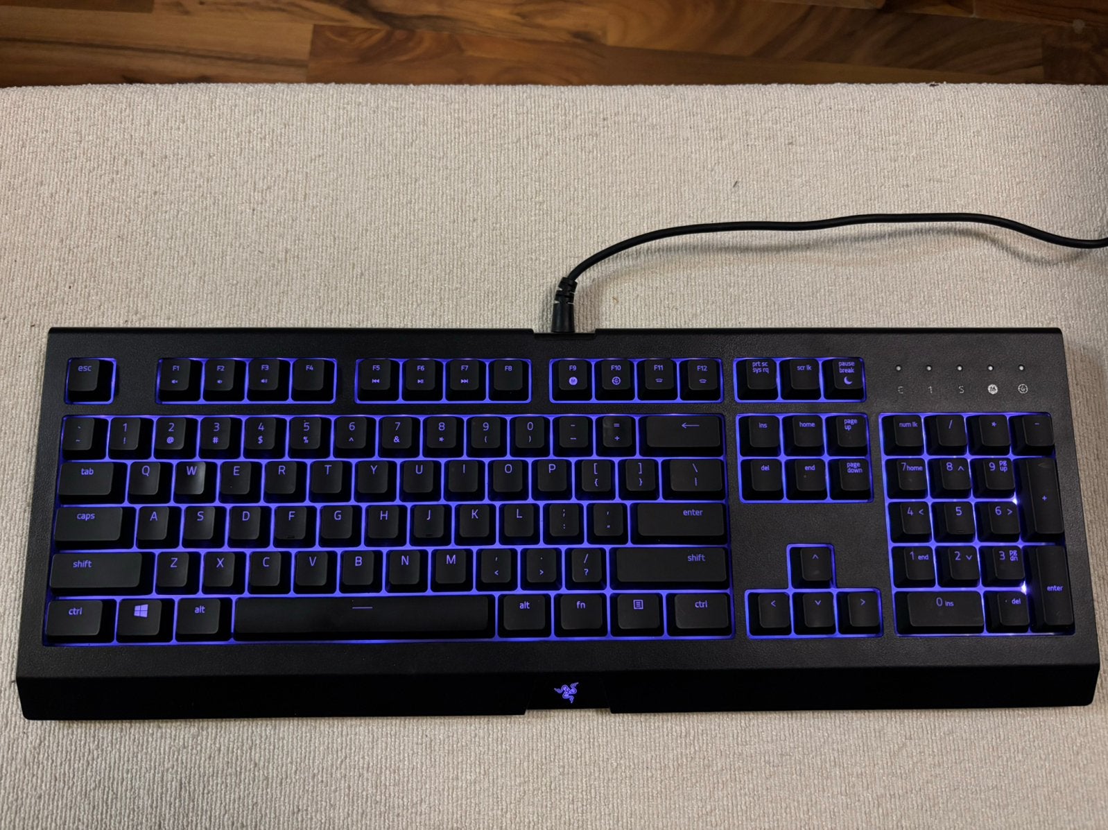 Clavier de jeu Razer Cynosa Chroma, Informatique & Logiciels, Clavier gamer, Enlèvement ou Envoi, Comme neuf, Qwerty