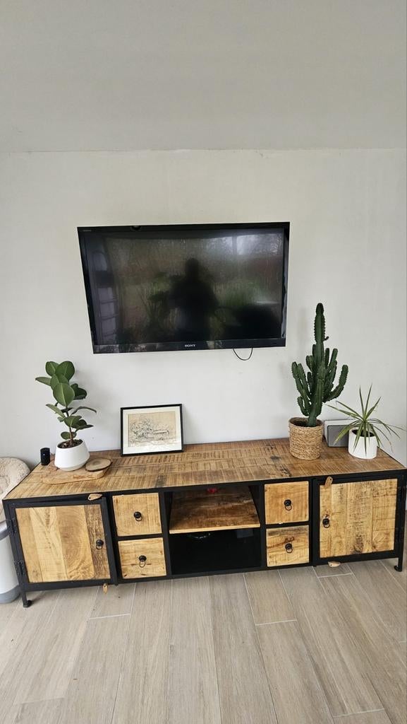 Mango hout tv kast, Ophalen