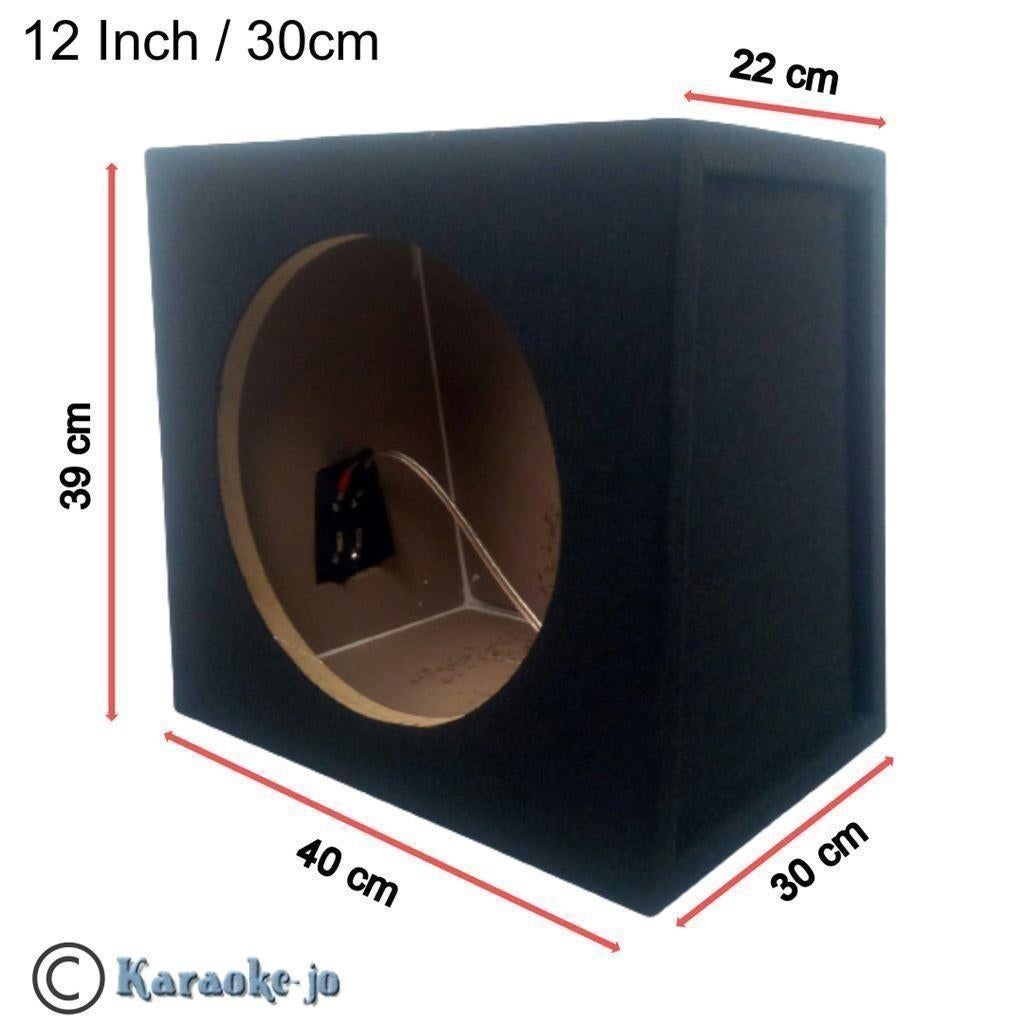 Subwoofer kist MDF 12 inch 30 Cm 27 Liter, Enlèvement ou Envoi, Neuf