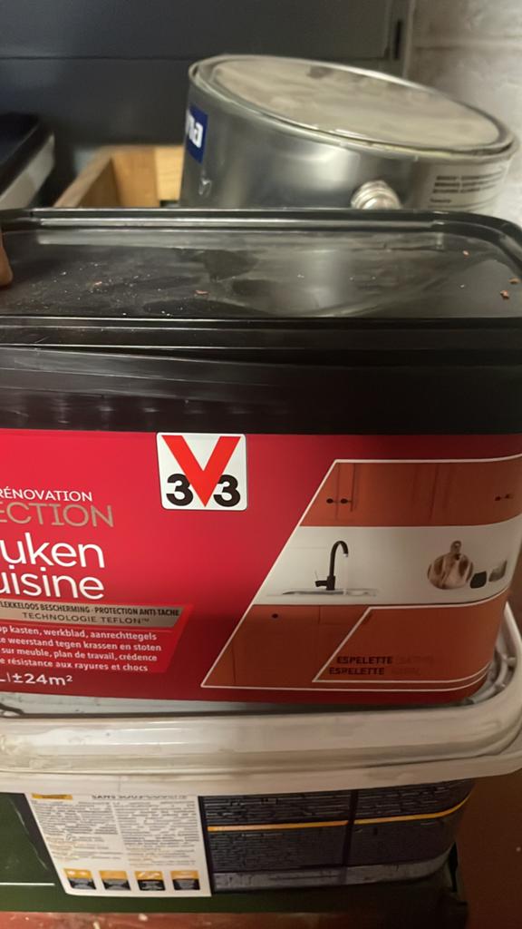 V33 verf 1,5pot, Ophalen