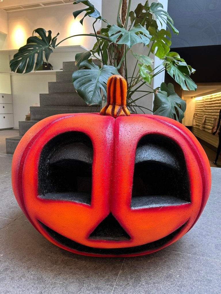 XXL  Halloween Pompoen uit verstevigd Polystyreen, Ophalen, Nieuw