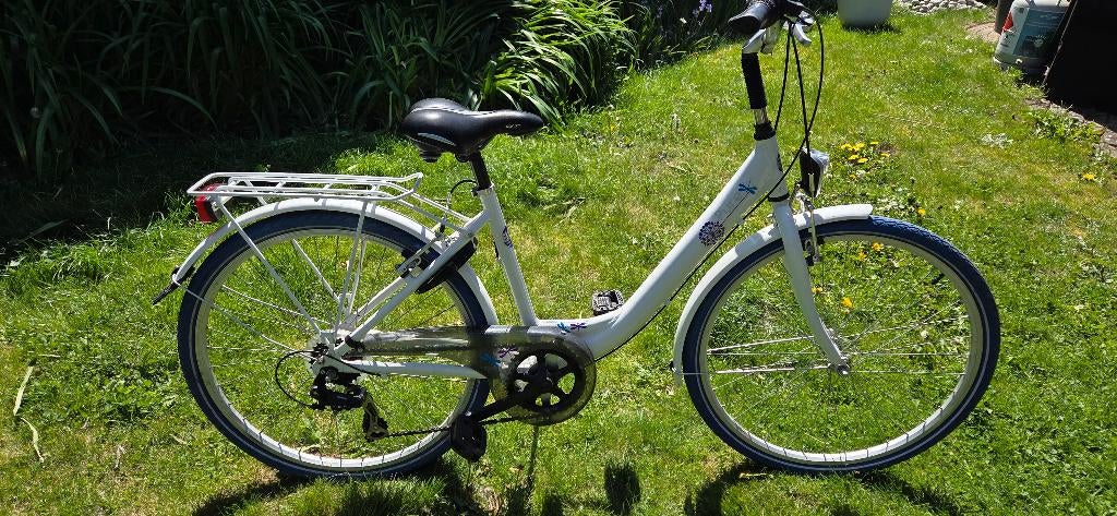 meisjesfiets 24", Fietsen en Brommers, Ophalen, 24 inch, Velgrem, Versnellingen