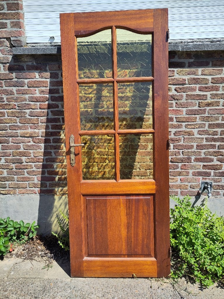 porte intérieure avec verre, Porte intérieure, Enlèvement, Utilisé, Moins de 80 cm