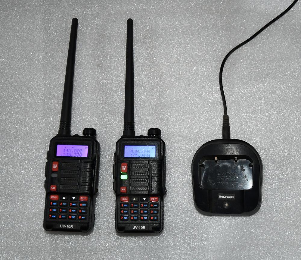 2X Baofeng UV-10R, Enlèvement, Comme neuf, Talkie-walkie ou Walkie-talkie