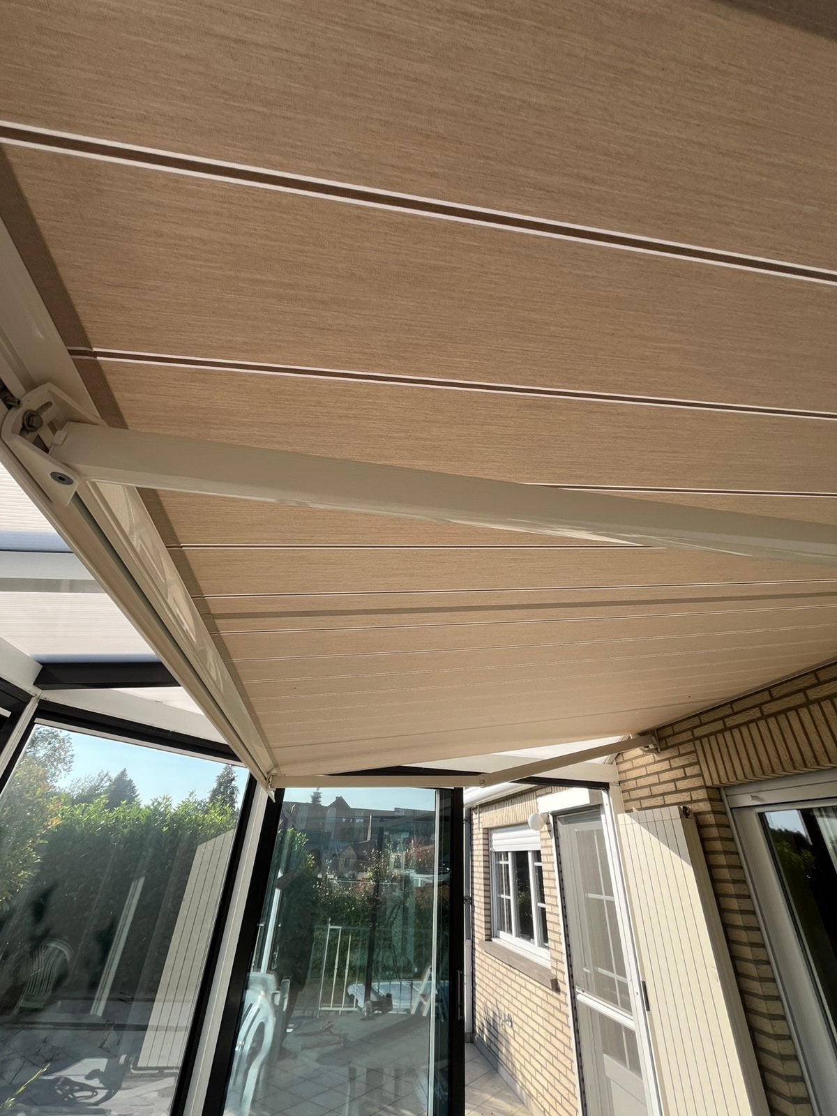Elektrische luifel 3m breed 2,5m lang, Tuin en Terras, Ophalen, Gebruikt, Elektrisch, 150 tot 300 cm