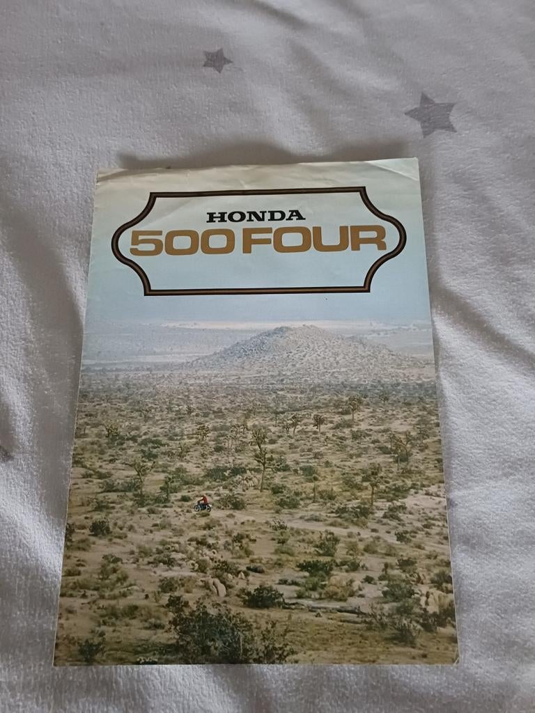 Honda 500 four brochure, Motoren, Ophalen