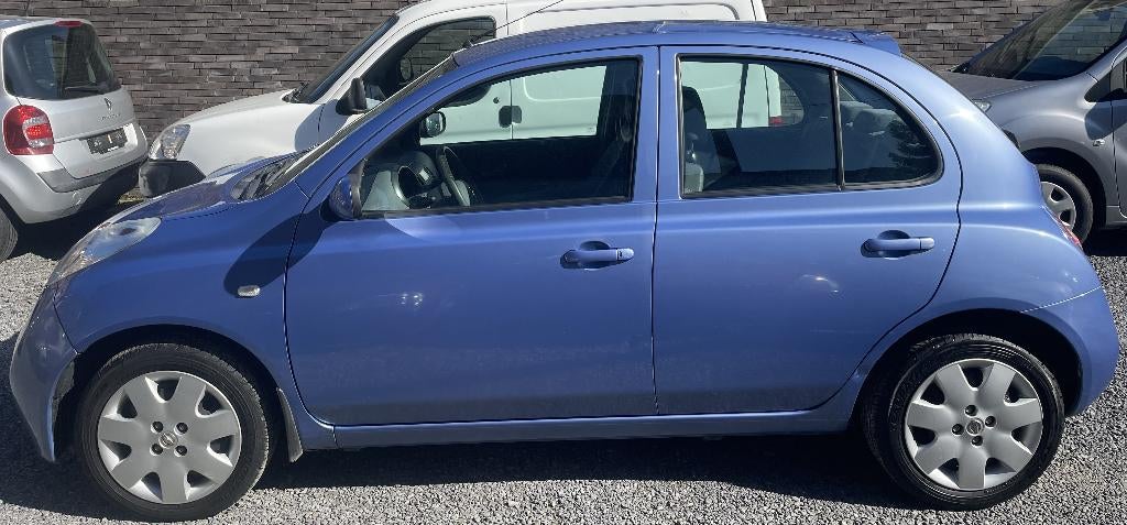 NISSAN MICRA 1.2 ESS 04/2003 BOITE AUTOM EURO 4 OK LEZ CT OK, Auto's, Nissan, Stof, Blauw, 5 zetels, Elektrische ramen