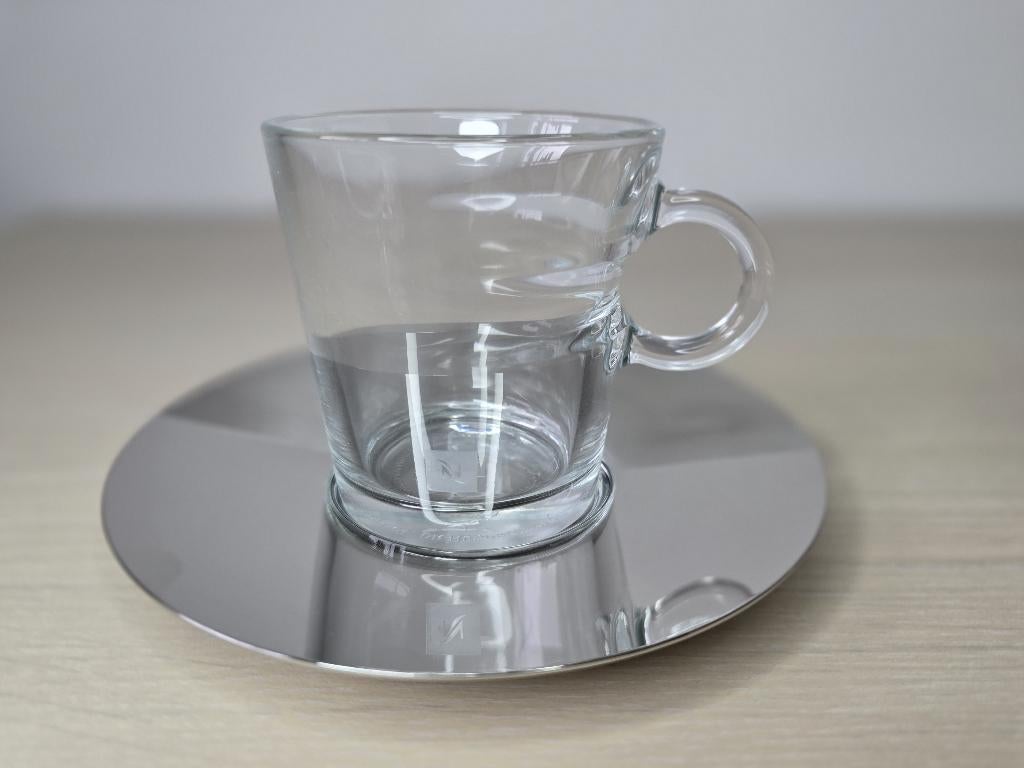 Nespresso View Lungo koffiekopjes, Ophalen of Verzenden, Nieuw, Glas, Kop(pen) en/of Schotel(s)