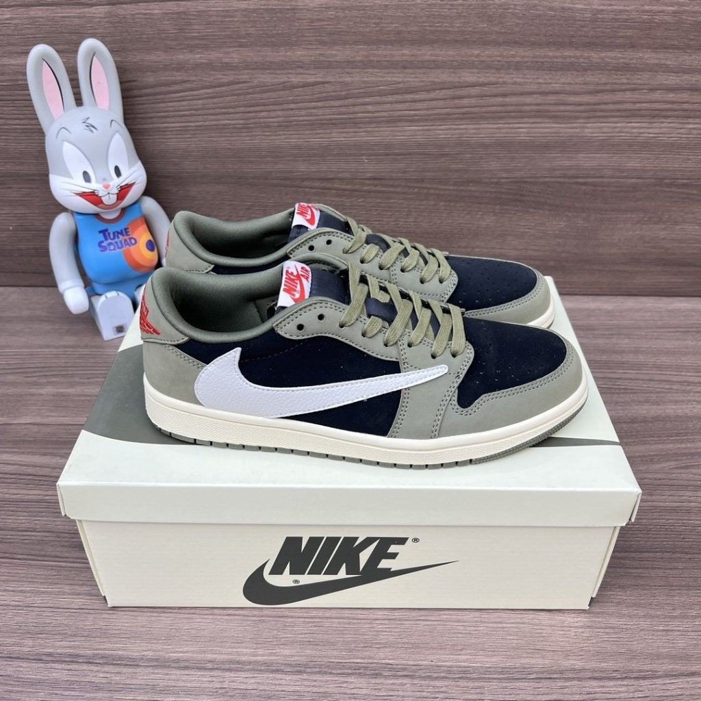 Nike Air Jordan 1 Low Travis Scott Green-Black