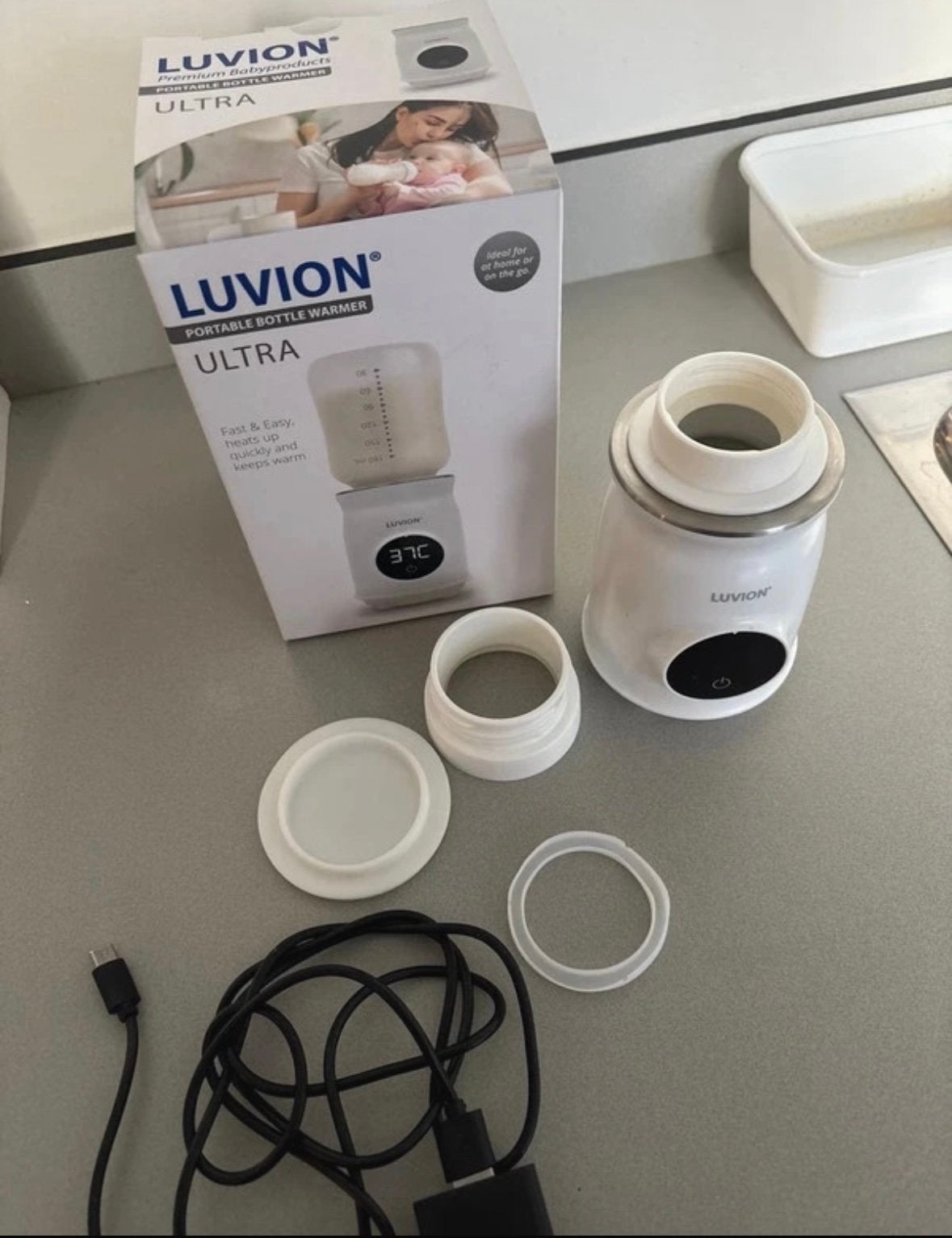 Luvion flessen verwarmer, Kinderen en Baby's, Ophalen, Zo goed als nieuw, Flessen- of potjesverwarmer, Luvion