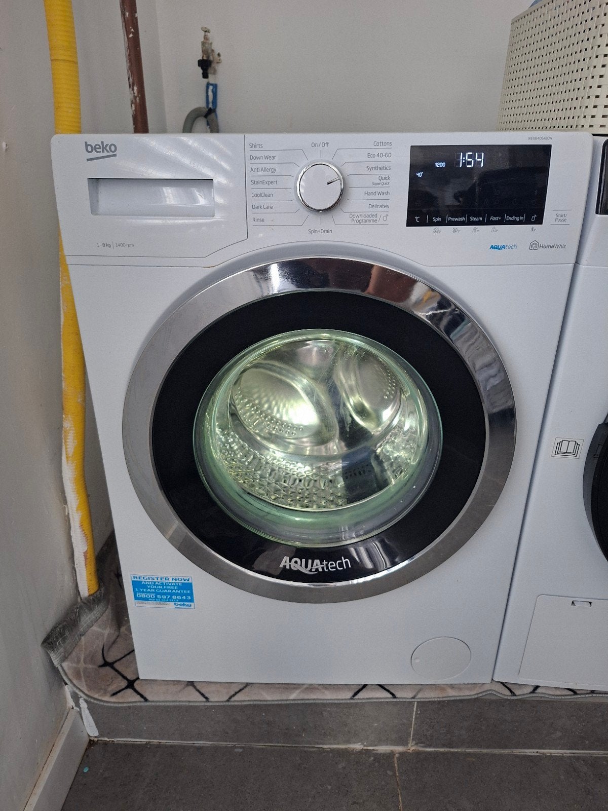Beko wasmachine 8kg, Elektronische apparatuur, Wasmachines, Ophalen
