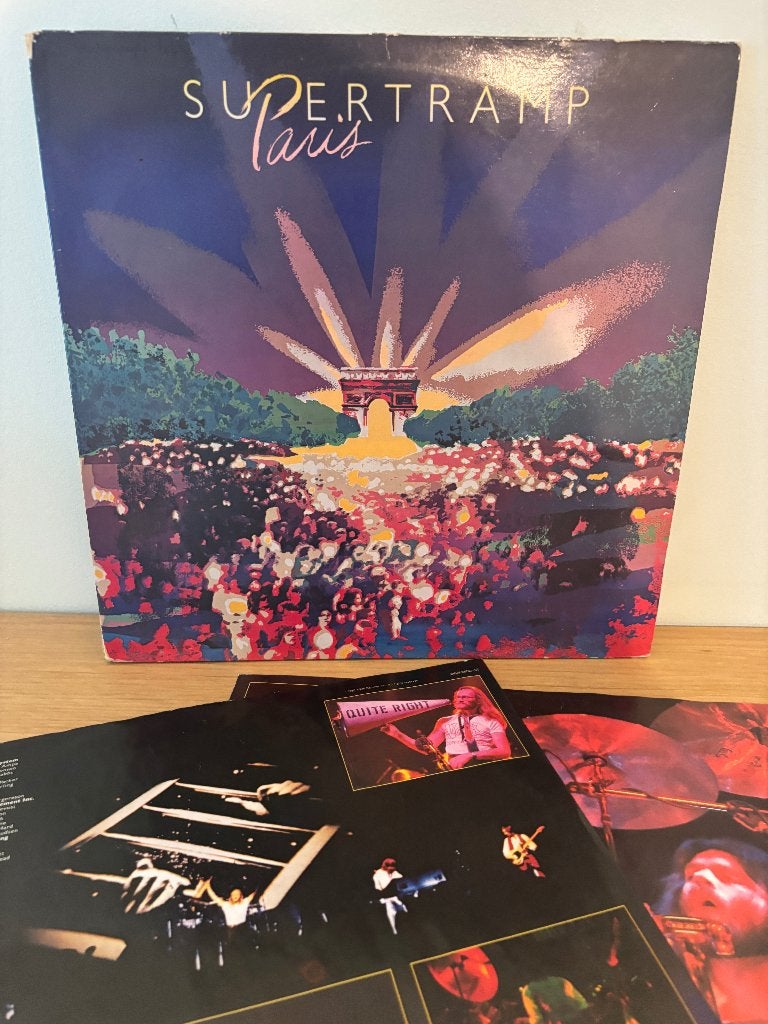 LP - Supertramp - Paris, Cd's en Dvd's, Inclusief binnenhoes, Gebruikt, 1980 - 1989, Ophalen of Verzenden