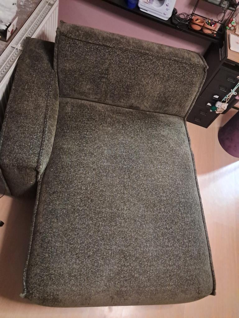 Zetel binnen, Huis en Inrichting, Ophalen, Eenpersoons, Zo goed als nieuw, Minder dan 150 cm