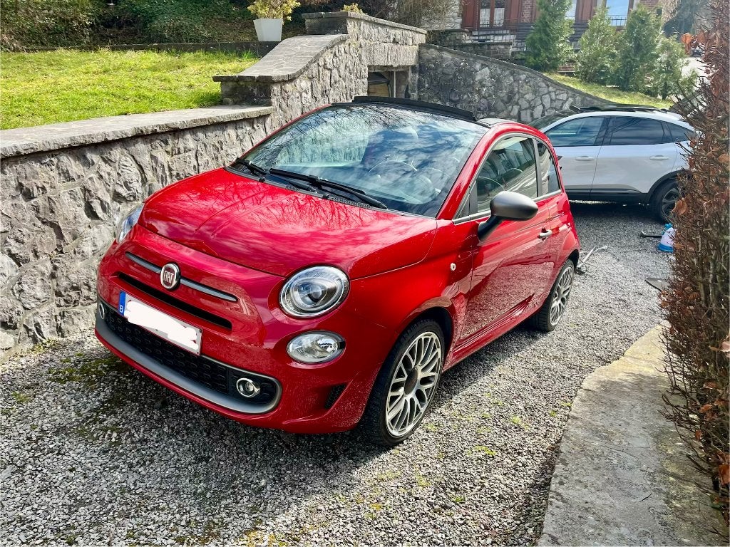 Fiat 500c Hybrid 1.0, Auto's, Fiat, Voorwielaandrijving, 4 zetels, Cabriolet, Leder en Stof