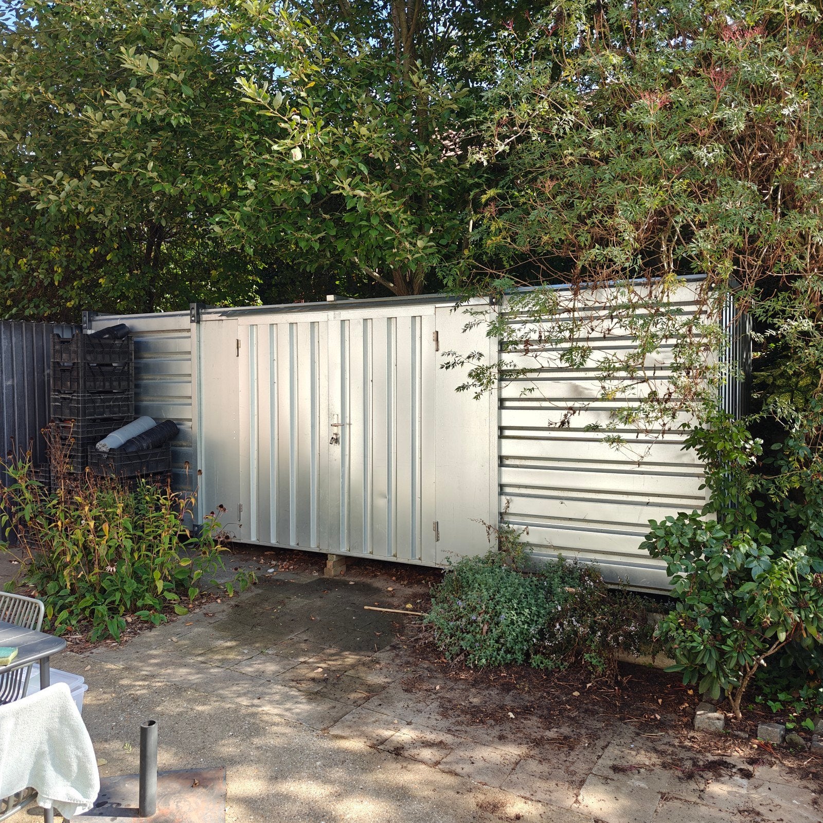 Container demonteerbaar, Ophalen
