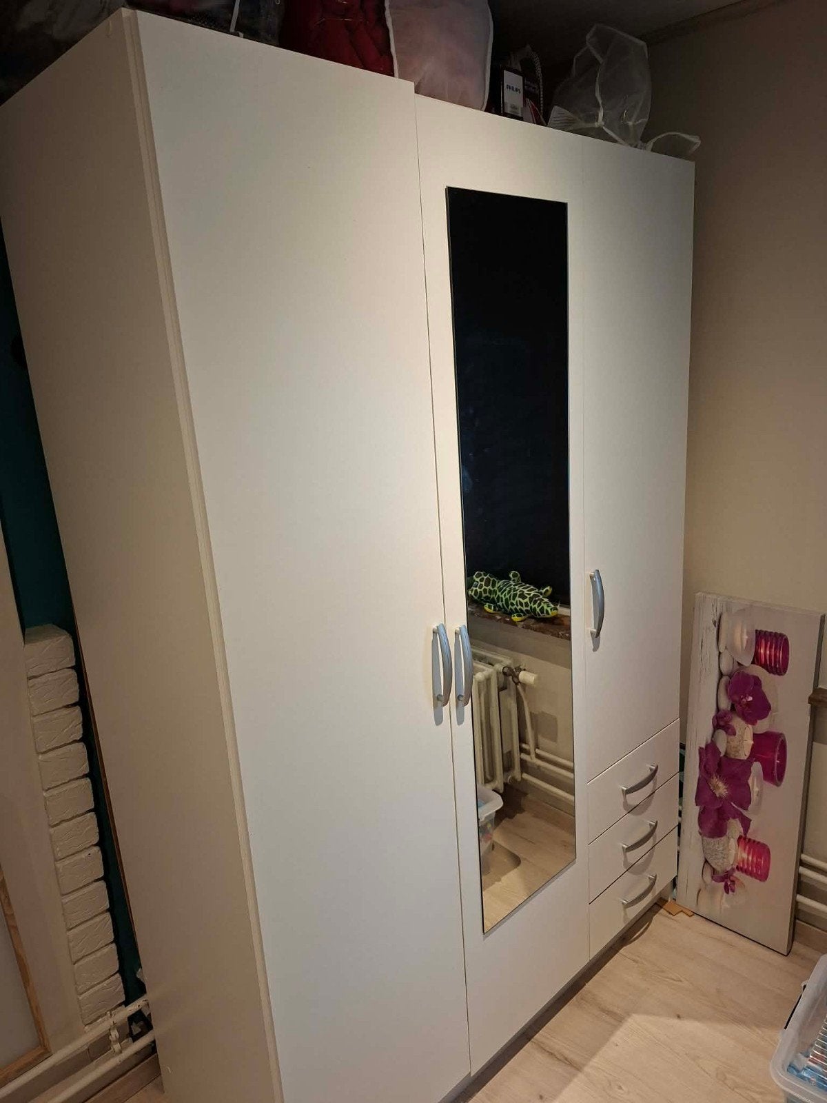 garde de robe blanche, 25 à 50 cm, 150 à 200 cm, Utilisé, 150 à 200 cm