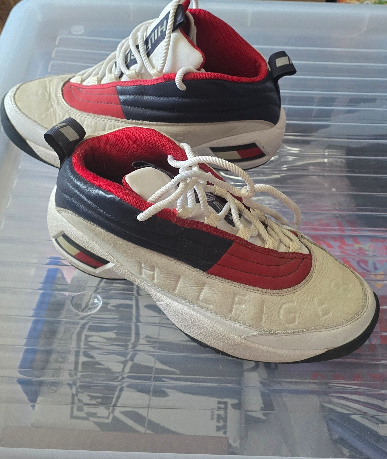 Basket Tommy Hilfiger Héritage 41, Enlèvement ou Envoi, Autres couleurs, Tommy Hilfiger, Porté