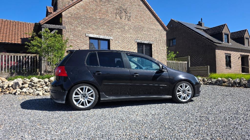 Golf5 gti CDL, Auto's, Zwart, Leder, Handgeschakeld, 5 deurs
