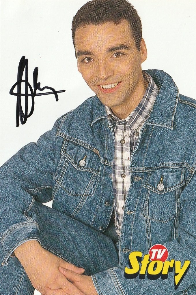 Johan Verstreken - foto met handtekening - 1996, Verzamelen, Ophalen of Verzenden, Zo goed als nieuw, Foto of Kaart, Gesigneerd