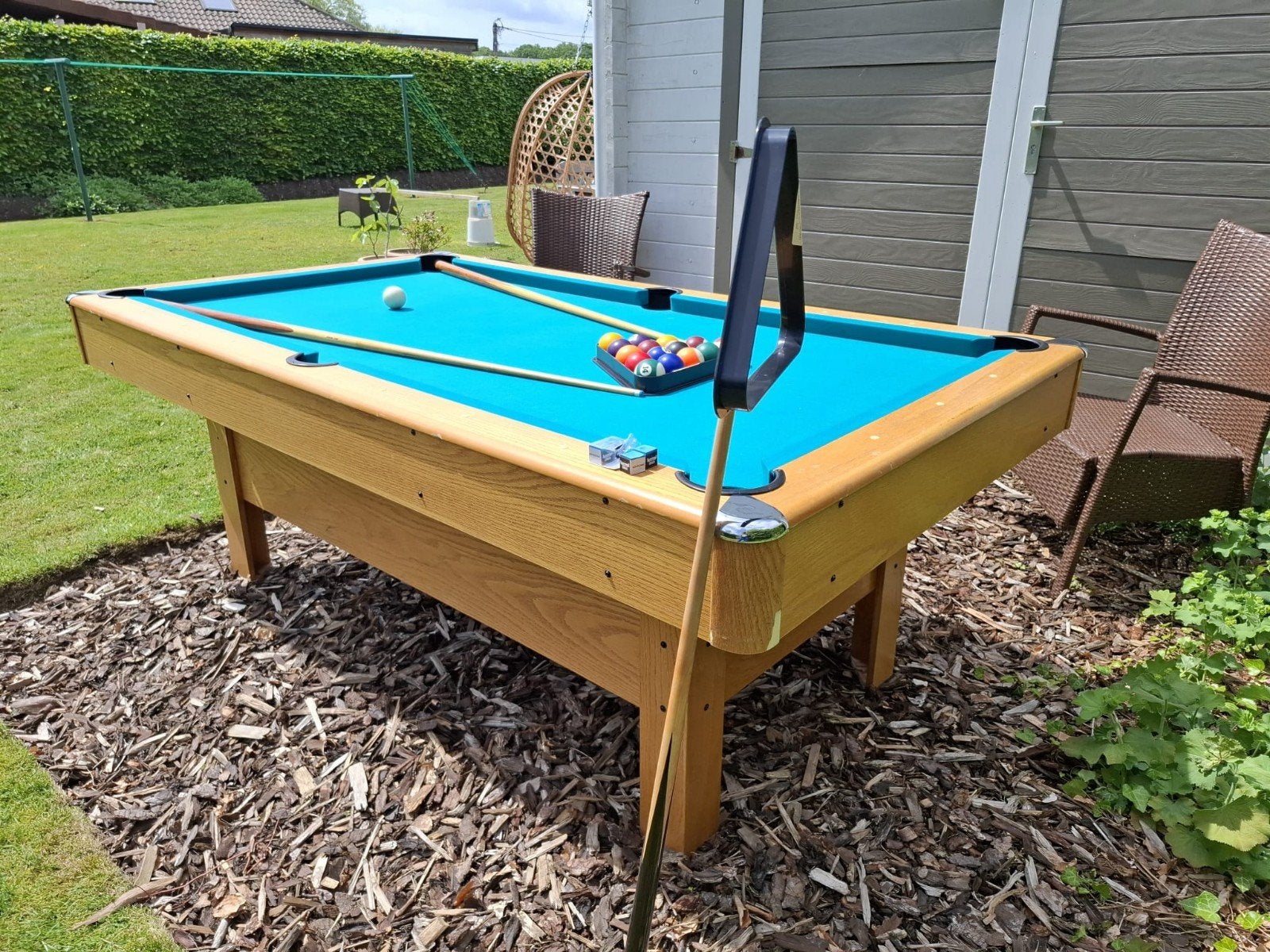Pooltafel, Ophalen, Pooltafel